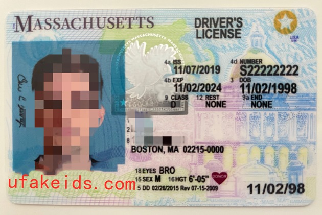New Massachusetts Fake ID