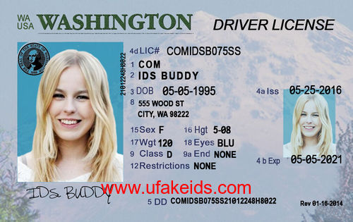 WASHINGTON Fake ID