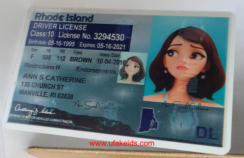 Rhode Island Driver License